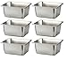 Steam Table Pan 1/2 Size, 22 Gauge Stainless Steel 6 Inch Deep, Pack of 6