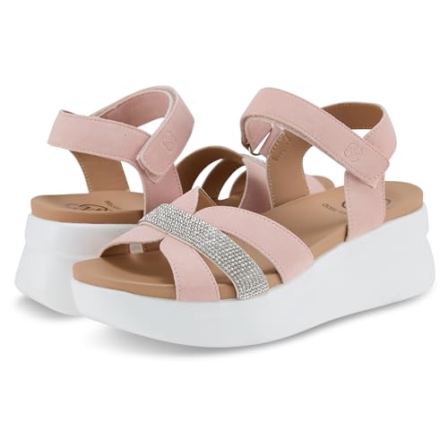 Daisy Fuentes Fatime Women's Wedge Sandals Comfortable...