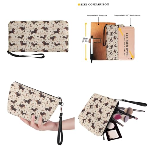 Image of Top Handle Purse for Women, Large Tote Handbag With PU Wallet Set, Gift for Mom
