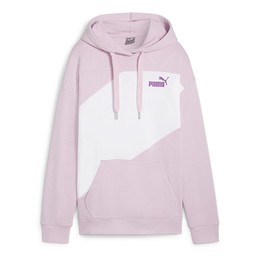 Sudadera con capucha PUMA para mujer, ropa de abrigo casual, casual, con  cordón, morado, talla M