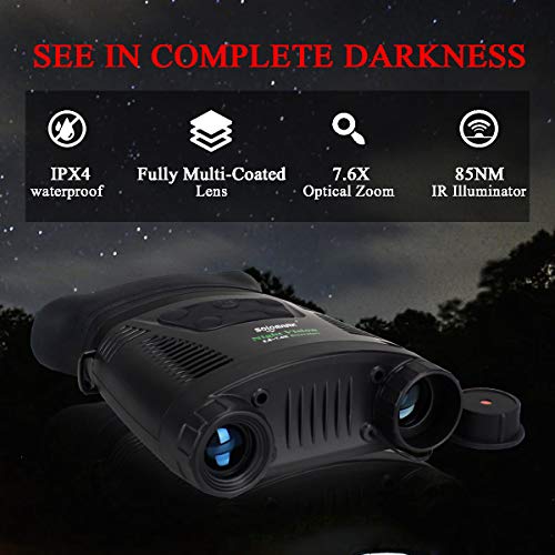 SOLOMARK Night Vision Binoculars Hunting BinocularsDigital Infrared Night Vision Hunting