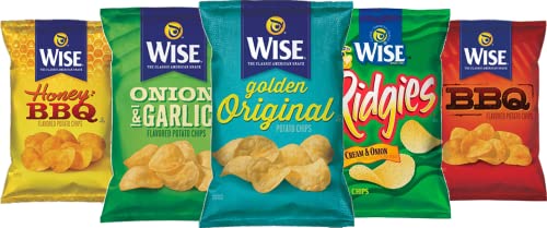 Wise Foods Potato Chips Variety 5-Pack Sharing Size Bags
