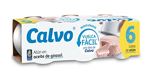 Calvo Atún en Aceite de Girasol Pack6 x 65g