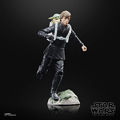 STAR WARS The Black Series Luke Skywalker & Grogu, The Book of Boba Fett, 6-Inch Action Figures, 2-Pack with 9 Accessories, Ages 4 and Up