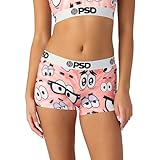 PSD Women's Patrick Eyes Boy Short, Multi, L