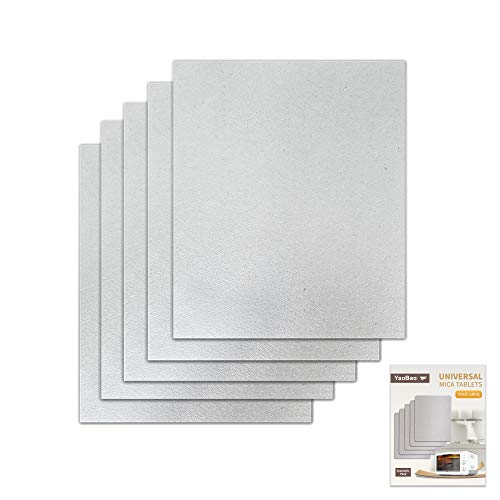 WyFun 12 PCS Waveguide Cover, Universal Mica Sheet for All Microwave Oven DIY can Cut The Microwave Oven mica Piece Thickening Type Microwave Oven Block Cut to Size, 150X120mm