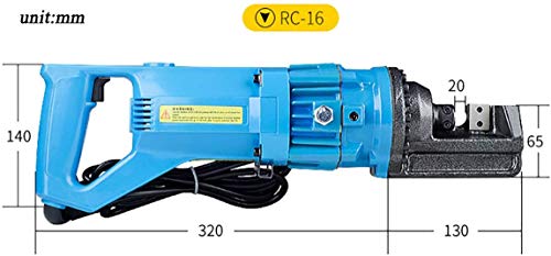 Image of VOLTZ Electric Hydraulic Rebar Cutter RC16 for Cutting Rebar Max Dia. 16mm Portable Hydraulic Rebar Cutter Tools Hand Held Electric Rebar Cutter Machine