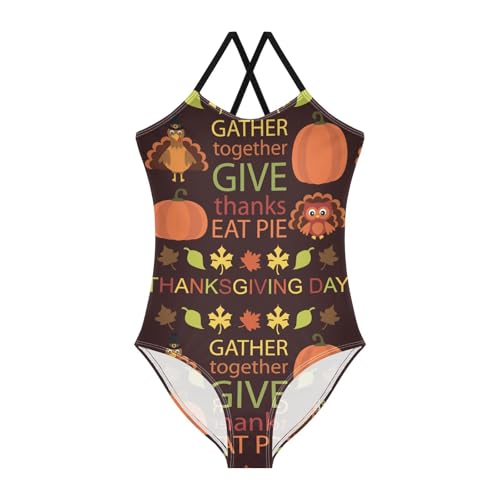 Image of Ollabaky Girls One Piece Swimsuit Bathing Suit Beachwear
