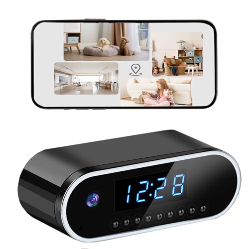 Aiacmea Wireless Hidden Camera Clock 1080P with Night Vision