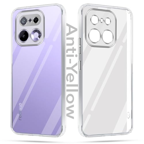 Jkobi Lifetime Anti-Yellow Clear Back Cover Case for Realme 16 Pro (Sleek Hard Crystal | Shockproof and Camera Protection)