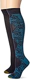 Gold Toe Women's Transition Floral Knee High 2 Pack