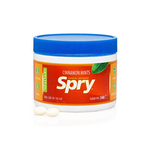 Spry Natural Cinnamon Xylitol Mints - 240 Count