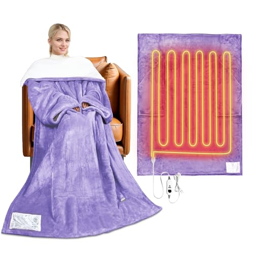 Catalonia Classy Sherpa Heizdecke mit Ärmeln für Erwachsene,...