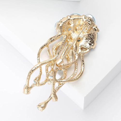 Image of Rhinestone /Enamel Animals Brooch and Pin for Women Elegant Animals Brooches Dress Accessories Birthday Gifts for Mom Wife