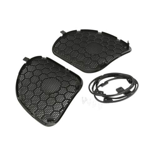 Green-L Black Trim Mesh Fairing Speaker Grilles Covers Fit for Harley Touring Road Glide FLTRX 2015-2023