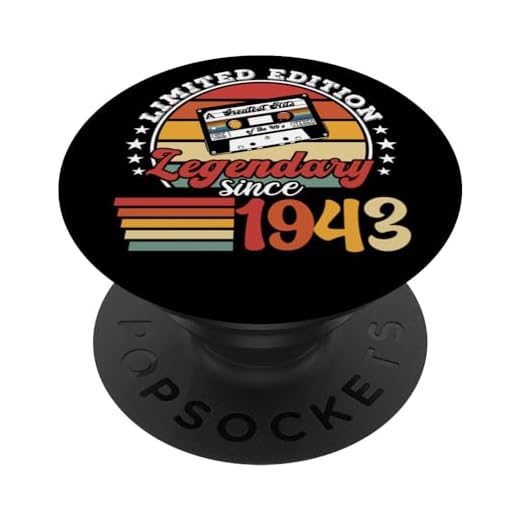 Fiesta de cumpleaños nacido en 1943. Año de cumpleaños 1943 PopSockets PopGrip Intercambiable