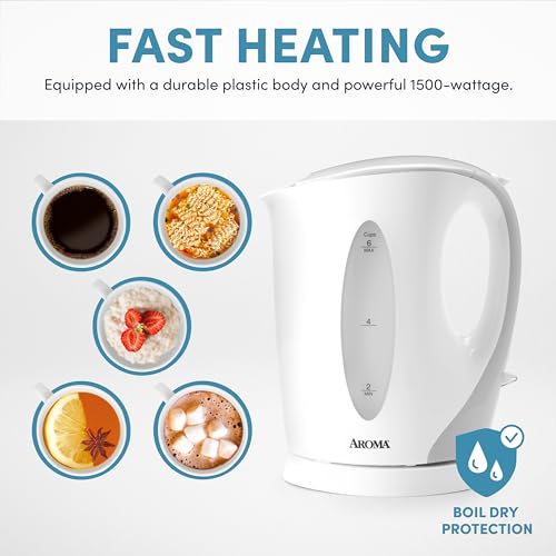 AROMA® 1.5L / 6-Cup Electric Tea Kettle - Image 2