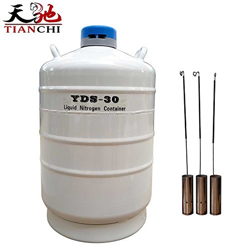 Liquid Nitrogen Transport Tank 30 Liter Semen Dewar Flask 30L 50mm Diameter
