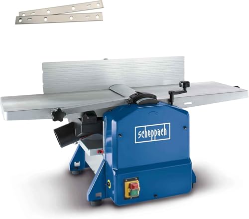 Scheppach Abricht- & Dickenhobelmaschine HMS1070 Hobelmaschine | Inkl. 1 Paar Ersatzmesser | 1500W Leistung | schwenkbarer Anschlag | Durchlasshöhe/-breite 120–254mm | Spanabnahme 2mm Scheppach Abricht- & Dickenhobelmaschine HMS1070 Hobelmaschine | Inkl. 1 Paar Ersatzmesser | 1500W Leistung | schwenkbarer Anschlag | Durchlasshöhe/-breite 120–254mm | Spanabnahme 2mm