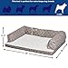 Midwest Homes for Pets BS3654MRD Bolstered Orthopedic Dog Sofa/Pet Sofa, X-Large