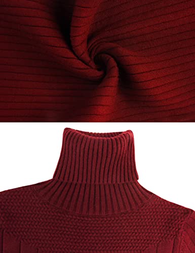 Irevial-Vestido-Punto-de-Cuello-Alto-para-Mujer-Vestido-de-Sueter-Elegante-Ajustado-Vestido-de-Jersey-Cuello-Alto-Manga-Larga-para-Otono-Invierno Irevial-Vestido-Punto-de-Cuello-Alto-para-Mujer-Vestido-de-Sueter-Elegante-Ajustado-Vestido-de-Jersey-Cuello-Alto-Manga-Larga-para-Otono-Invierno