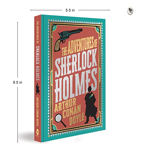 Image of The Adventures of Sherlock Holmes by Arthur Conan Doyle (Deluxe Hardbound Edition) - Classic Detective Fiction| Classic Literature| Unforgettable Characters