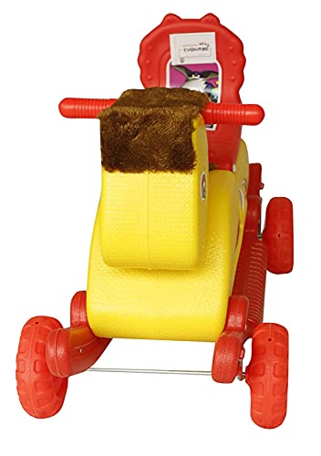 Image of Haristar Riding Horse for Kids /Baby Horse Rider for Kids 1-5 Years- khilona Baby boy Toys 5 Years (mangolia Yellow)