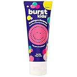 BURST Bubblegum Bonanza Kids Toothpaste with Fluoride (4oz) | Great Tasting | Flavored for Children & Toddlers | Anticavity | Dye Free & Vegan | Safe for Kids Ages 2+