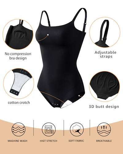 Image of Shapewear Bodysuits For Women Seamless Tummy Control Body Suit