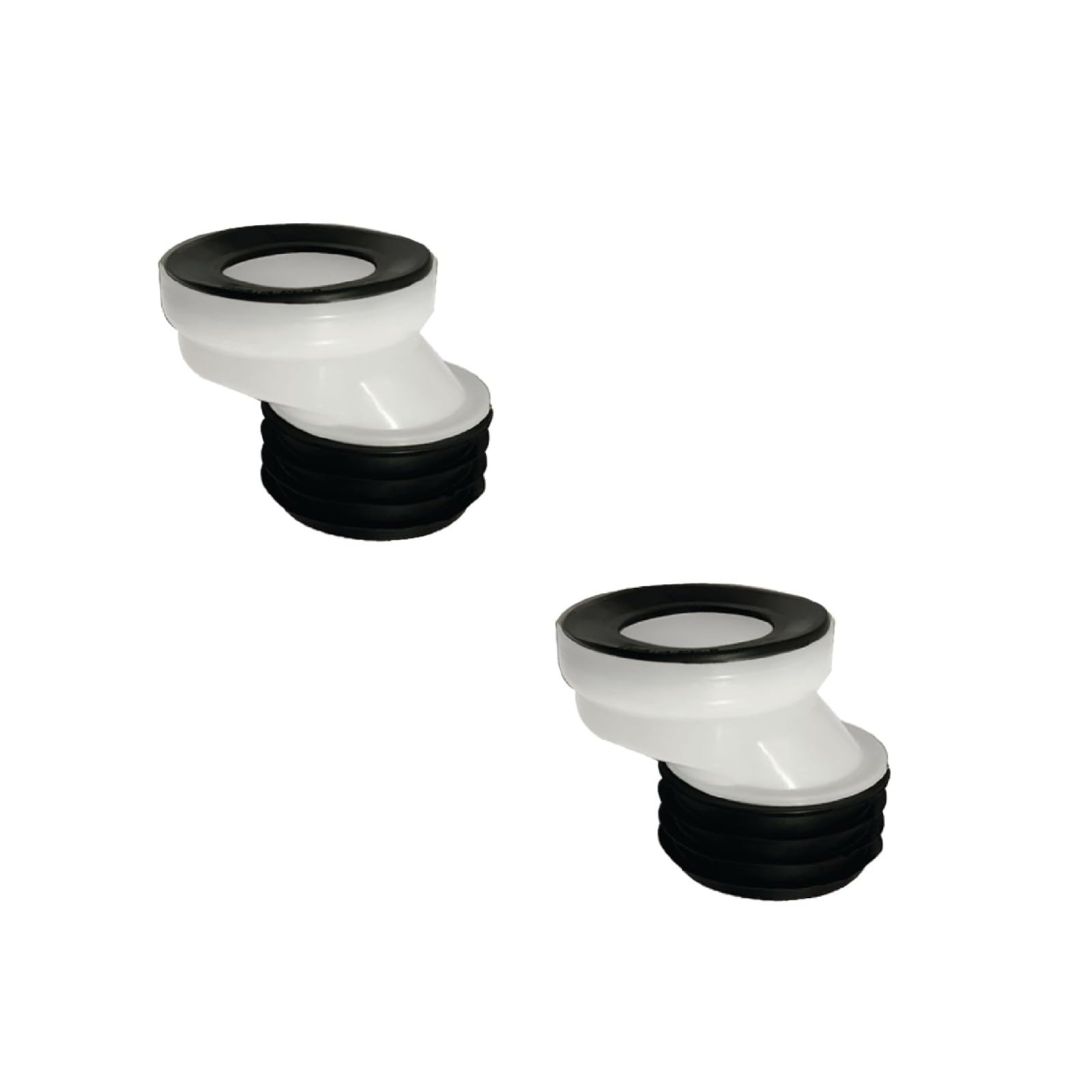 Viking Plastic WC PAN Connector - Offset - Dia 100mm (4") - Length 125mm (5") - White - Toilet pipe adapter, Bowl Smooth Soil Pipe, Toilet Nozzles-image-18