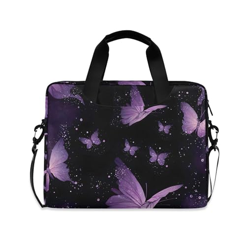 Bolso maletín morado Alaza para laptop 13-15.6 pulg. miniatura 1
