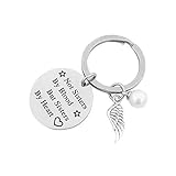 LGEGE Best Friend Gifts Keychain Not Sisters By Blood But Sisters By Heart Birthday Gift Graduation Gift Friendship Gift