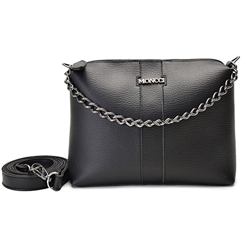 bolsa feminina transversal corrente pequena preta