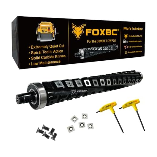 FOXBC 13" Helical Cutterhead for DeWalt