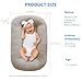 Baby Lounger for Infants Babies 0-12 Months, Bionic Organic Lounger, Soft Cotton Breathable Infant Floor Seats & Loungers for Newborn Baby Shower Gifts