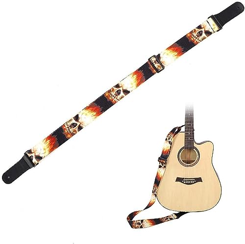 Image of DEVICE OF URBAN INFOTECH Guitar Strap Belt for Acoustic & Electric Guitar Adjustable Buckle Guitar Strap Modern Design Guitar Belt For Acoustic /Bass /Electric Guitars