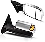 ECCPP Rear View Mirrors Towing Mirrors fit for 2003-2009 for Dodge for Ram 2500/3500 Truck with Power Heated Arrow Signal ADP11634001S