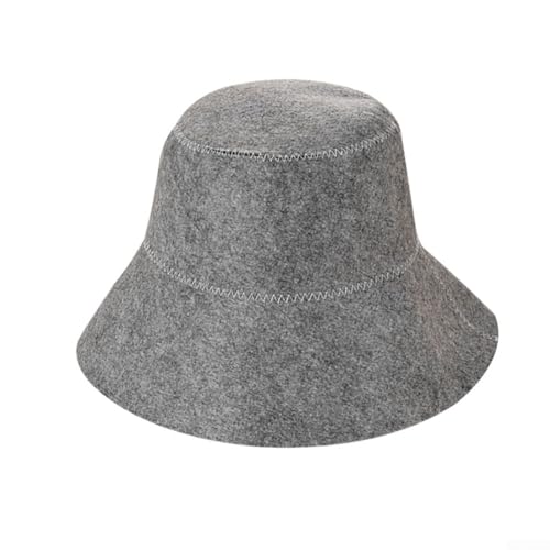 Cappello da sauna in feltro, comodo berretto da bagno spesso per sauna, accessorio per uomo e donna (grigio), 2074192683