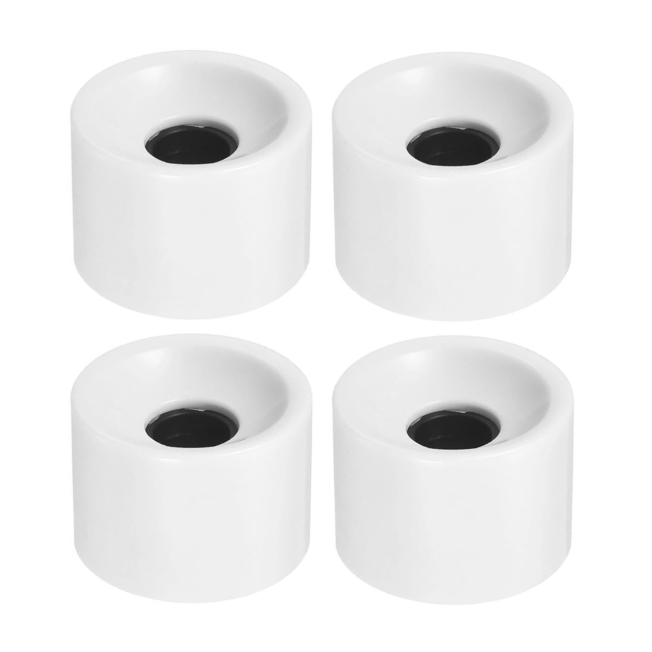 Roues de Skate Longboard 60mm Dureté 78A Roues de Croisière Polyuréthane Roulements ABEC-7 et Entretoises Jeu de 4