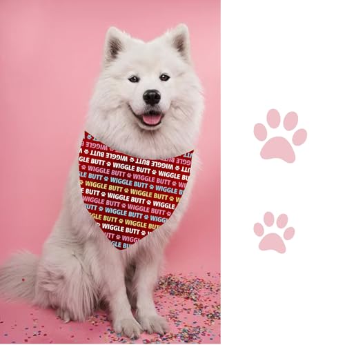 Bandana chien Wiggle Butt JXGZSO, foulard amusant pour chien frétillant - 6