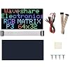 RGB LED Matrix Panel 6432, 2048 DOTS Pixels 3mm Pitch,Compatible with Arduino/Raspberry Pi Pico/ESP32,Allow Displaying Text, Colorful Image, Animation, Adjustable Brightness Chainable Design
