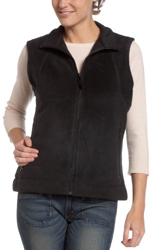 Columbia Sportswear Women's Sapphire Sky Fleece Vest,Black,Small