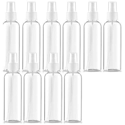 Preisvergleich Produktbild 10 Stück Sprühflasche Transparente Sprühflasche Reise Zerstäuber Flaschen 100ml