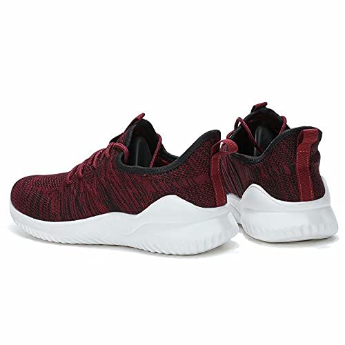 Image of Mens Running Shoes Slip-on Walking Sneakers Lightweight Breathable Casual Soft Sole Trainers