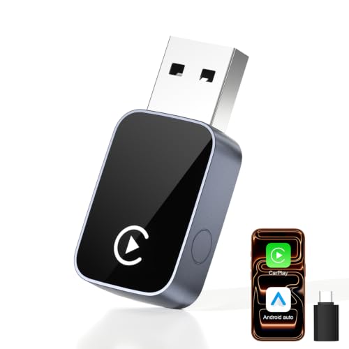 2-in-1 Wireless CarPlay & Android Auto Adapter