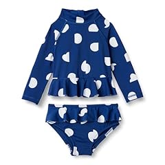 Deep Blue Ivory Abstract Dots