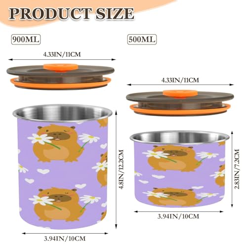 Envase Hermético para Café de Acero Inoxidable 30oz miniatura 2