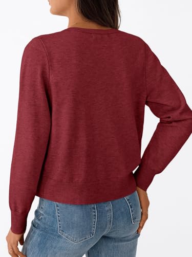 Image of Trendy Queen Lightweight Cardigan Sweaters for Women 2026 | Soft Knit Button-Down, Classic Fit Open-Front Layering Piece for Fall, Winter & Office Wear