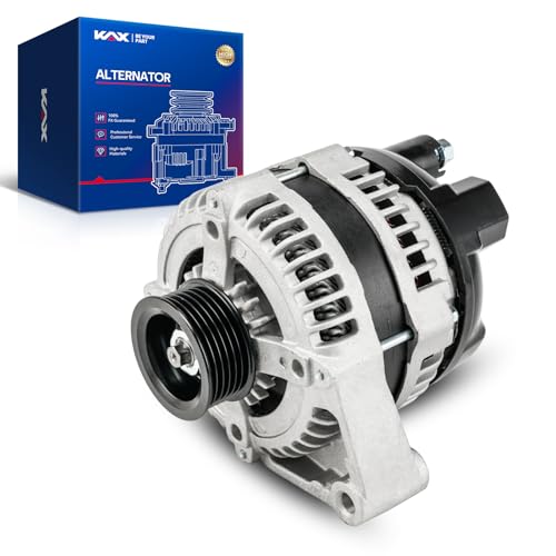 KAX Alternator 11156N Fit for Chevrolet Equinox 2008-2009 3.4L, Chevrolet Equinox 2007, Pontiac Torrent 2008-2009 3.4L, Pontiac Torrent 2007, 11156N 155A 12V CW S6