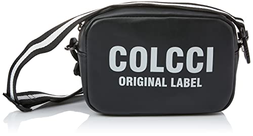 Camera Bag Sport,Bolsa,Colcci,Feminino,Preto C/Logo Branco,UN